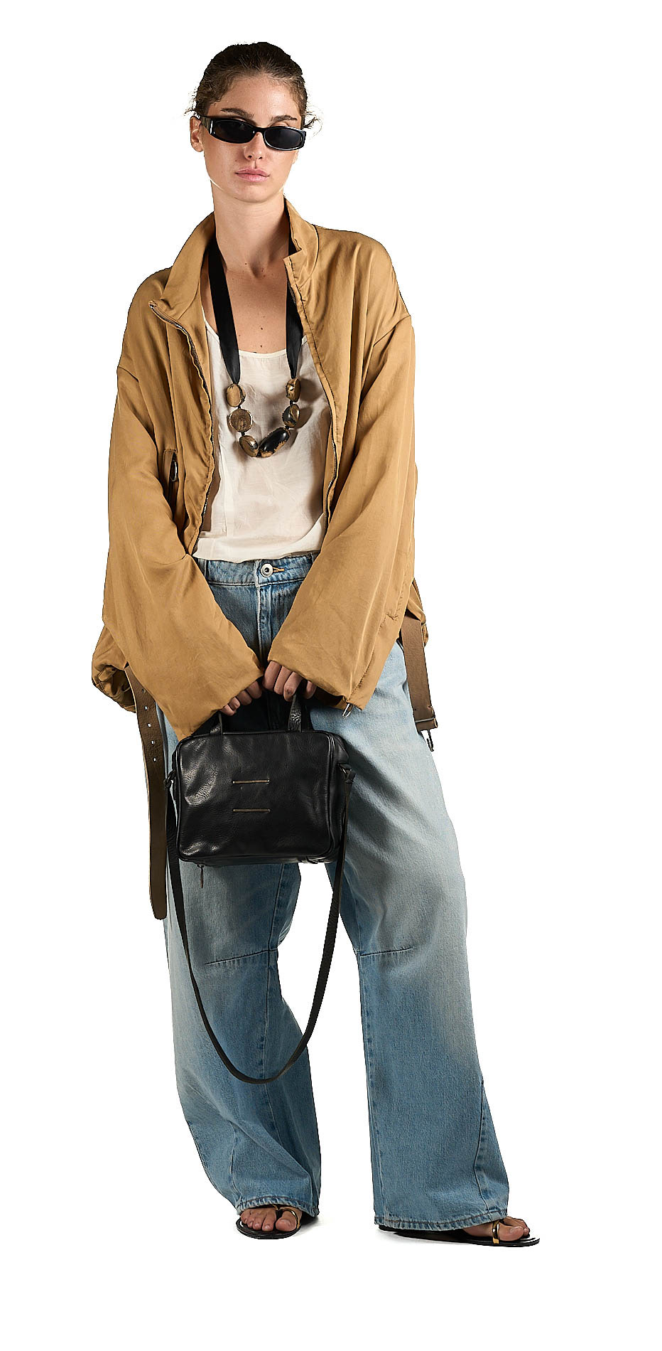 daniele basta leather and silver bags - WEARING